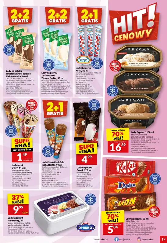 Twój Market - gazetka promocyjna Gazetka od środy 27.05 do poniedziałku 01.06 - strona 17