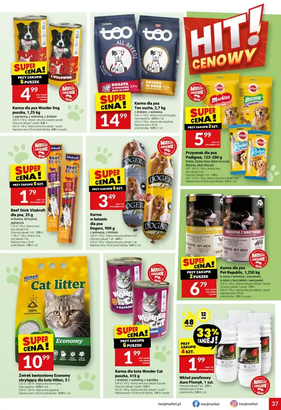 Twój Market - gazetka promocyjna Gazetka od środy 27.05 do poniedziałku 01.06 - strona 37