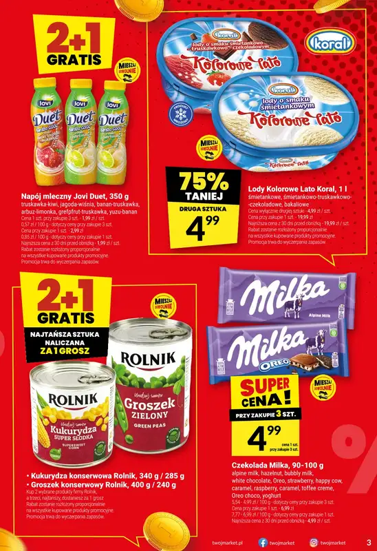 Twój Market - gazetka promocyjna Gazetka od środy 27.05 do poniedziałku 01.06 - strona 3