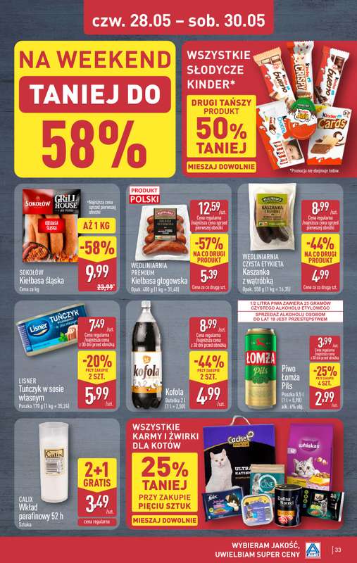 Aldi - gazetka promocyjna Pełny katalog! od poniedziałku 25.05 do soboty 30.05 - strona 33