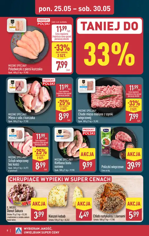 Aldi - gazetka promocyjna Pełny katalog! od poniedziałku 25.05 do soboty 30.05 - strona 8
