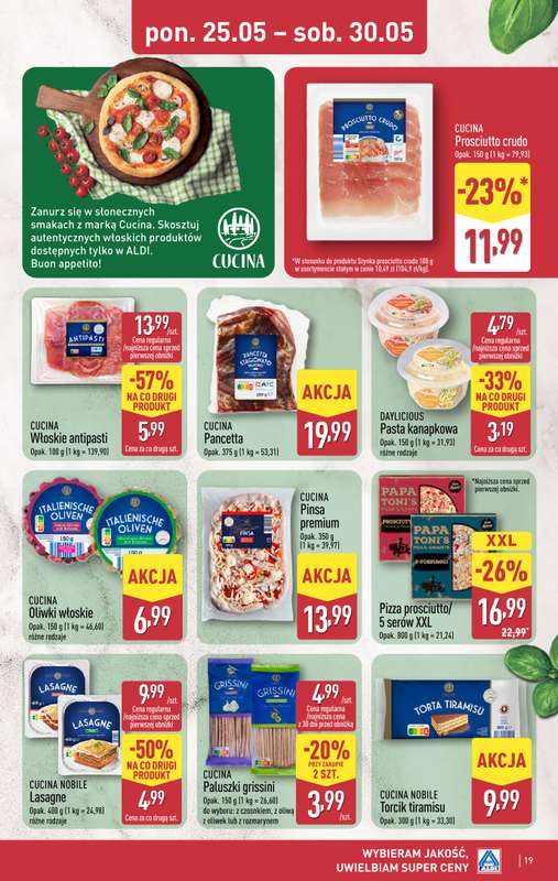Aldi - gazetka promocyjna Pełny katalog! od poniedziałku 25.05 do soboty 30.05 - strona 19