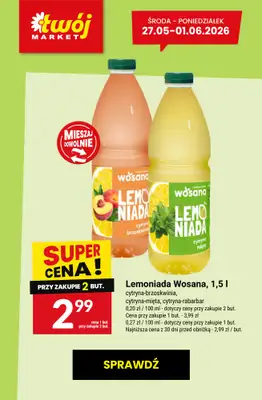 Twój Market - gazetka promocyjna Najlepsze promocje! od czwartku 28.05 do poniedziałku 01.06 - strona 2