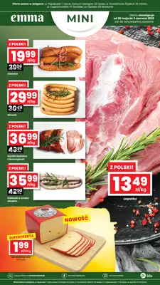 emma MARKET - gazetka promocyjna Plakaty promocyjne Emma Mini od czwartku 28.05 do środy 03.06