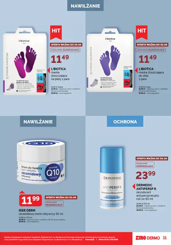Ziko Dermo - gazetka promocyjna Gazetka od środy 27.05 do środy 03.06 - strona 11