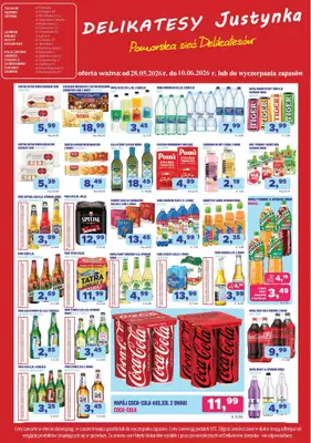 Delikatesy Justynka - gazetka promocyjna Gazetka od czwartku 28.05 do środy 10.06 - strona 7