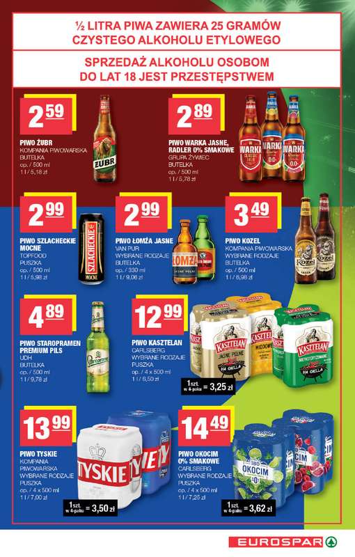 SPAR - gazetka promocyjna Gazetka Eurospar od środy 03.06 do niedzieli 14.06 - strona 13