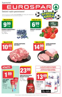 SPAR - gazetka promocyjna Gazetka Eurospar od środy 03.06 do niedzieli 14.06