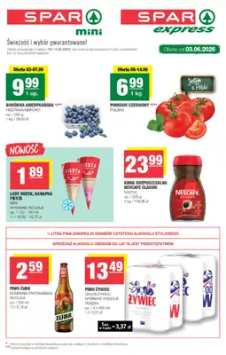 SPAR - gazetka promocyjna Gazetka Spar Mini od środy 03.06 do niedzieli 14.06