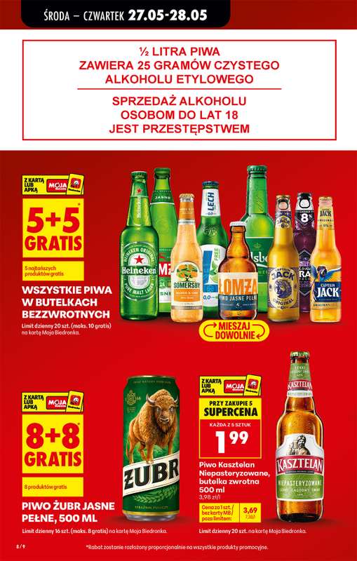 Biedronka - gazetka promocyjna Od środy od środy 27.05 do wtorku 02.06 - strona 10