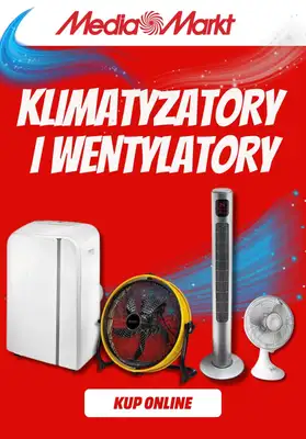 Media Markt - gazetka promocyjna Klimatyzatory i wentylatory na upały od czwartku 28.05 do czwartku 04.06