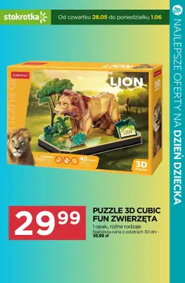 Dzień Dziecka - gazetka promocyjna Zabawki na Dzień Dziecka - najlepsze oferty z marketów! od czwartku 28.05 do soboty 30.05 - strona 15