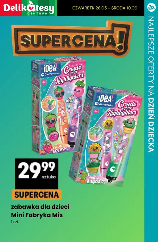 Dzień Dziecka - gazetka promocyjna Zabawki na Dzień Dziecka - najlepsze oferty z marketów! od czwartku 28.05 do soboty 30.05 - strona 11