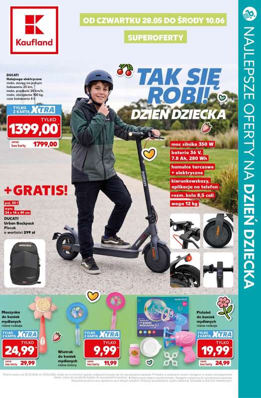Dzień Dziecka - gazetka promocyjna Zabawki na Dzień Dziecka - najlepsze oferty z marketów! od czwartku 28.05 do soboty 30.05 - strona 10