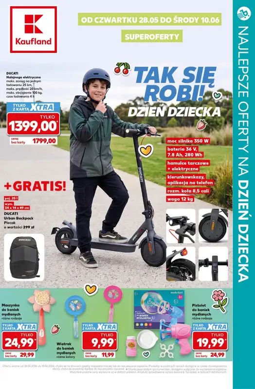 Dzień Dziecka - gazetka promocyjna Zabawki na Dzień Dziecka - najlepsze oferty z marketów! od czwartku 28.05 do soboty 30.05 - strona 10