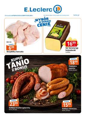 Leclerc - gazetka promocyjna Oferta weekendowa od piątku 29.05 do soboty 30.05