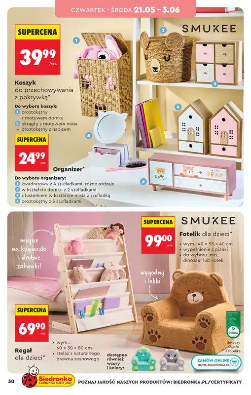 Biedronka - gazetka promocyjna Hity i inspiracje, od 16.05 od soboty 16.05 do środy 03.06 - strona 32