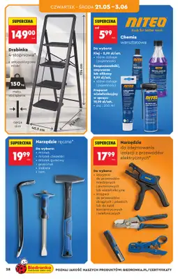 Biedronka - gazetka promocyjna Hity i inspiracje, od 16.05 od soboty 16.05 do środy 03.06 - strona 30