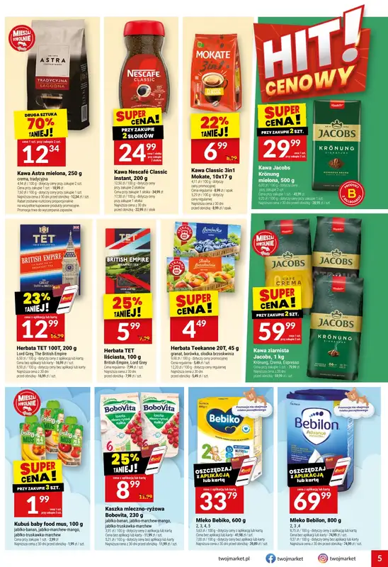 Twój Market - gazetka promocyjna Gazetka od środy 27.05 do poniedziałku 01.06 - strona 5