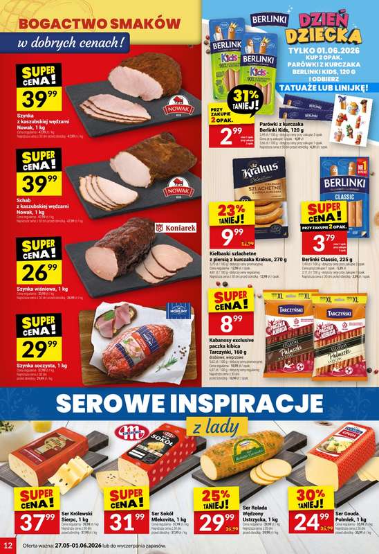 Twój Market - gazetka promocyjna Gazetka od środy 27.05 do poniedziałku 01.06 - strona 12
