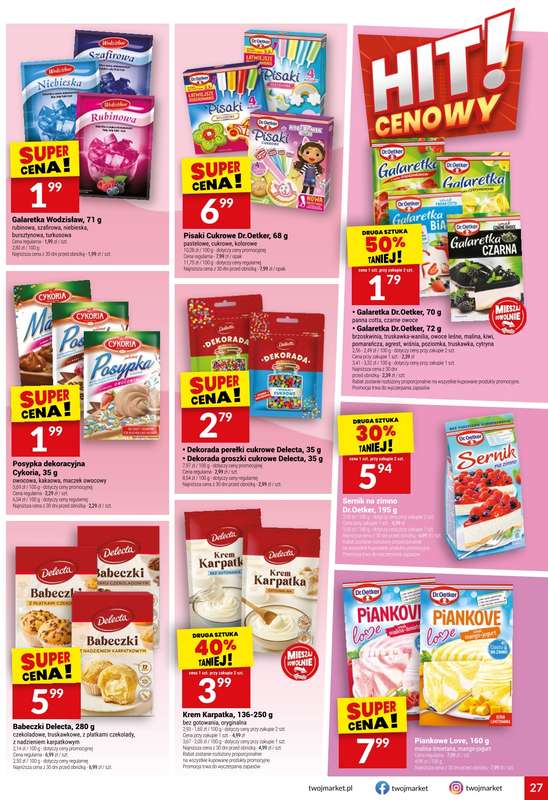 Twój Market - gazetka promocyjna Gazetka od środy 27.05 do poniedziałku 01.06 - strona 27