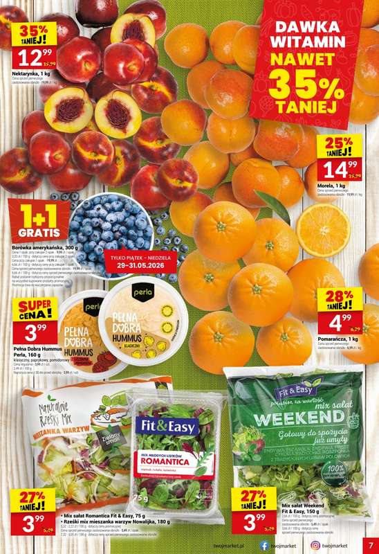 Twój Market - gazetka promocyjna Gazetka od środy 27.05 do poniedziałku 01.06 - strona 7