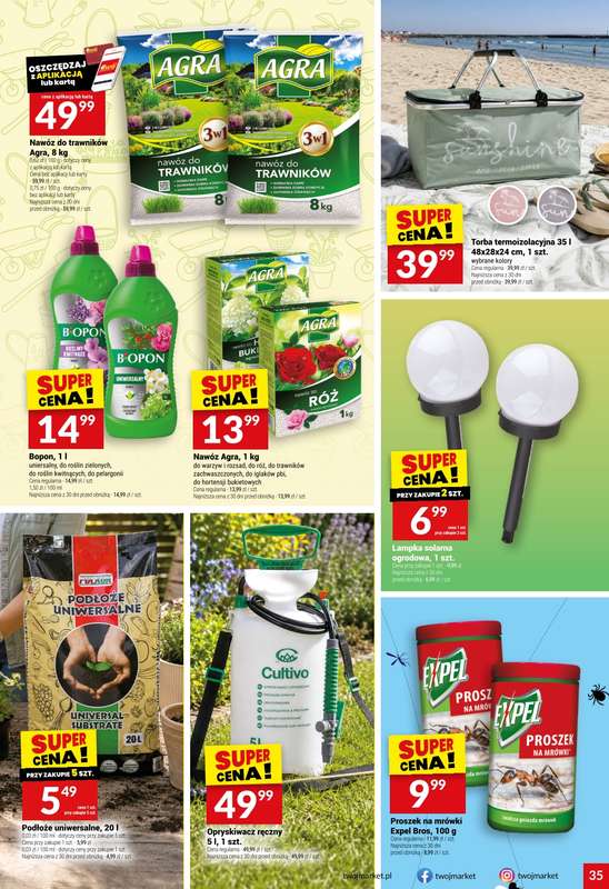 Twój Market - gazetka promocyjna Gazetka od środy 27.05 do poniedziałku 01.06 - strona 35
