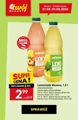 Twój Market - gazetka promocyjna Najlepsze promocje! od czwartku 28.05 do poniedziałku 01.06 - strona 2