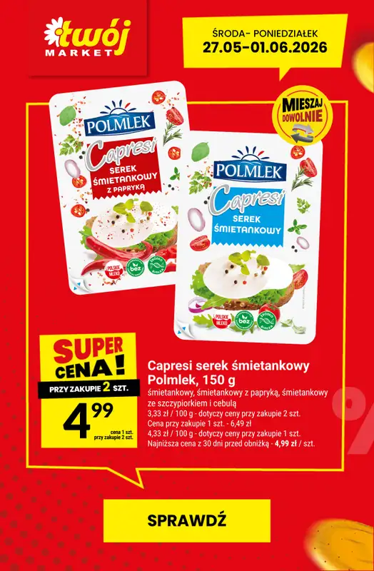 Twój Market - gazetka promocyjna Najlepsze promocje! od czwartku 28.05 do poniedziałku 01.06 - strona 9
