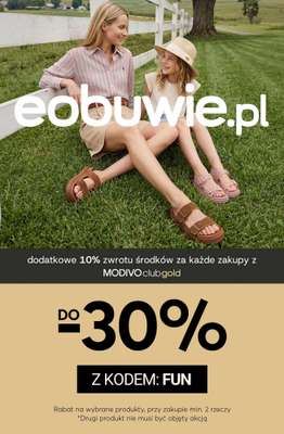 eobuwie.pl - gazetka promocyjna Dzień Dziecka: rabaty do -30% przy zakupie 2 rzeczy od czwartku 28.05 do poniedziałku 01.06