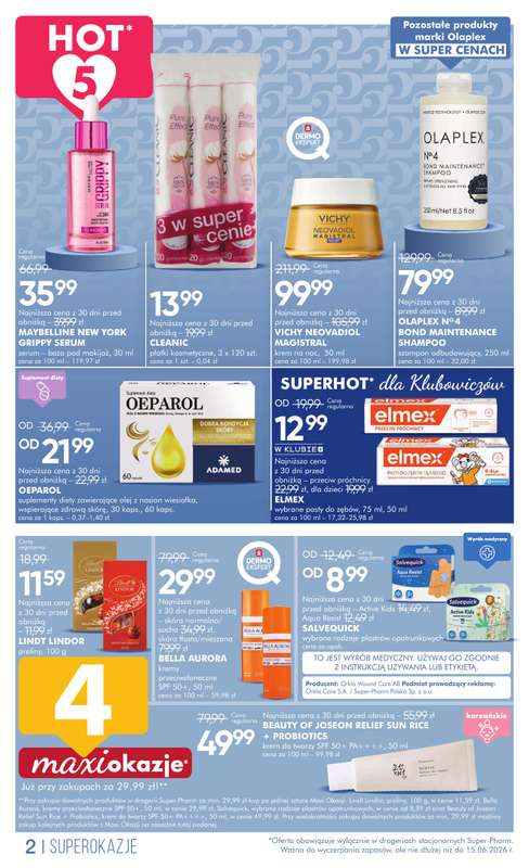 Super-Pharm - gazetka promocyjna Gazetka od soboty 30.05 do poniedziałku 15.06 - strona 2