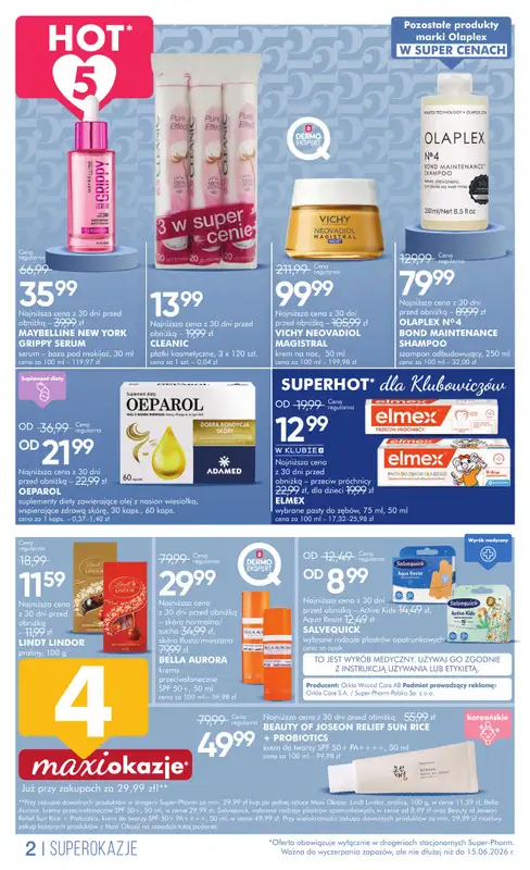 Super-Pharm - gazetka promocyjna Gazetka od soboty 30.05 do poniedziałku 15.06 - strona 2