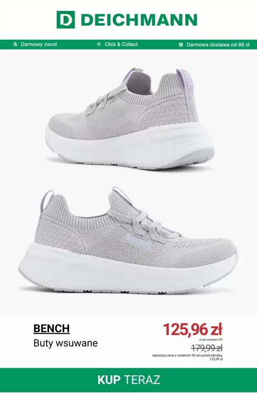 Deichmann - gazetka promocyjna Do -50% na wyprzedaży od czwartku 28.05  - strona 6