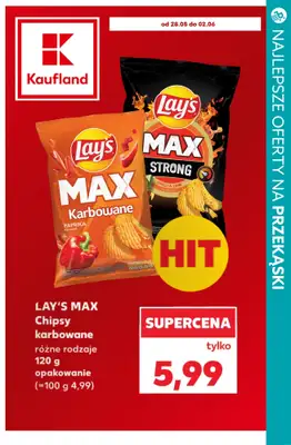 BEST SALE - gazetka promocyjna Przekąski dla KIBICA - najlepsze oferty! od czwartku 28.05 do soboty 30.05 - strona 5