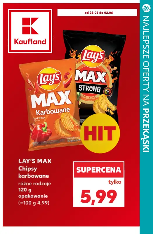 BEST SALE - gazetka promocyjna Przekąski dla KIBICA - najlepsze oferty! od czwartku 28.05 do soboty 30.05 - strona 5