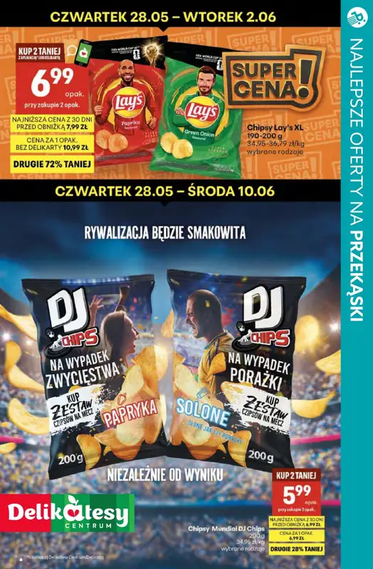 BEST SALE - gazetka promocyjna Przekąski dla KIBICA - najlepsze oferty! od czwartku 28.05 do soboty 30.05 - strona 4