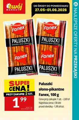 BEST SALE - gazetka promocyjna Przekąski dla KIBICA - najlepsze oferty! od czwartku 28.05 do soboty 30.05 - strona 15