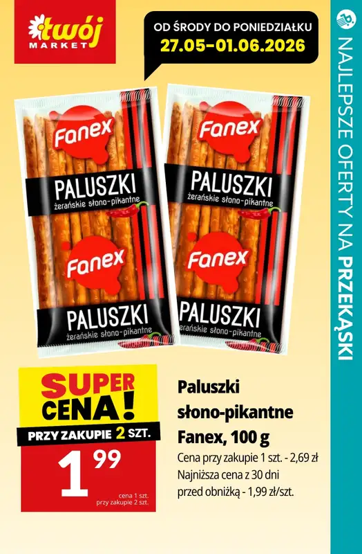 BEST SALE - gazetka promocyjna Przekąski dla KIBICA - najlepsze oferty! od czwartku 28.05 do soboty 30.05 - strona 15