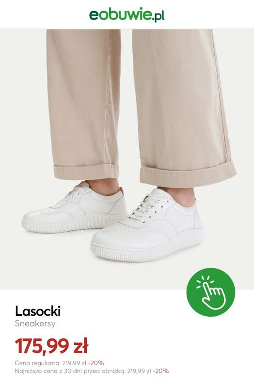 eobuwie.pl - gazetka promocyjna Białe sneakersy damskie od czwartku 28.05  - strona 10