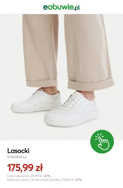 eobuwie.pl - gazetka promocyjna Białe sneakersy damskie od czwartku 28.05  - strona 10