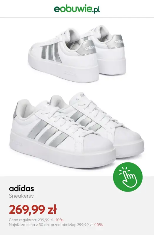 eobuwie.pl - gazetka promocyjna Białe sneakersy damskie od czwartku 28.05  - strona 6
