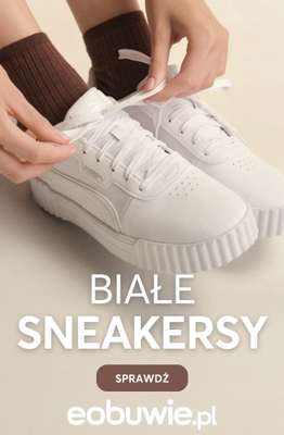 eobuwie.pl - gazetka promocyjna Białe sneakersy damskie od czwartku 28.05 