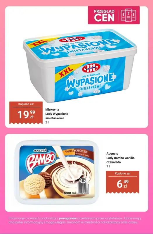 Dino - gazetka promocyjna Lody - przegląd cen od czwartku 28.05 do wtorku 02.06 - strona 9