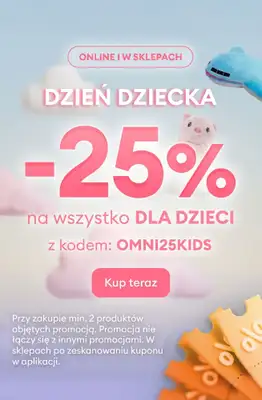 Sinsay - gazetka promocyjna DZIEŃ DZIECKA! -25% na WSZYSTKO dla dzieci od czwartku 28.05 do poniedziałku 01.06