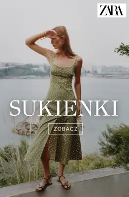 Zara - gazetka promocyjna Modne sukienki na lato od czwartku 28.05 