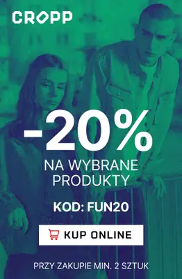 Cropp - gazetka promocyjna -20% na wybrane produkty przy zakupie 2 sztuk od czwartku 28.05 