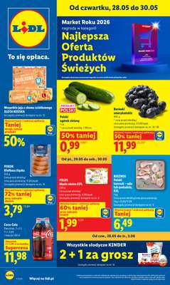 Lidl - gazetka promocyjna Oferta od czwartku od czwartku 28.05 do soboty 30.05
