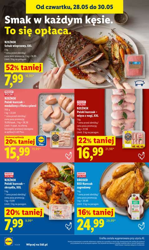 Lidl - gazetka promocyjna Oferta od czwartku od czwartku 28.05 do soboty 30.05 - strona 46