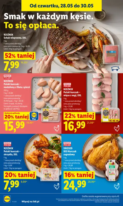 Lidl - gazetka promocyjna Oferta od czwartku od czwartku 28.05 do soboty 30.05 - strona 46