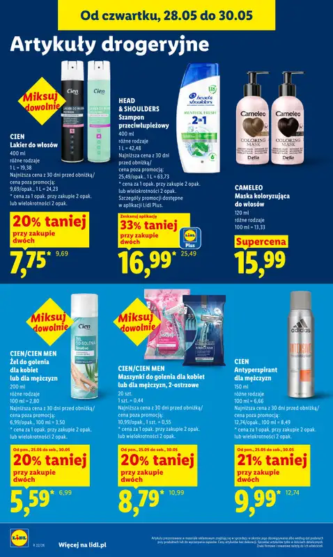 Lidl - gazetka promocyjna Oferta od czwartku od czwartku 28.05 do soboty 30.05 - strona 82